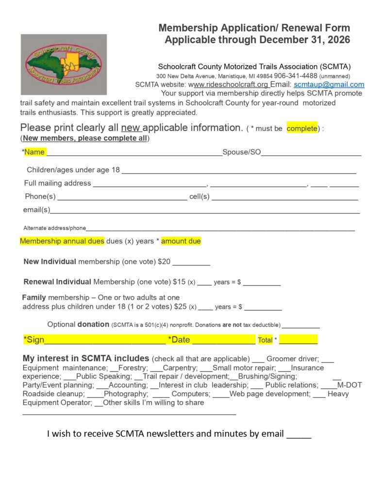 scmta membership form 2025